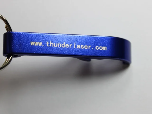 Laser marking anodized aluminum