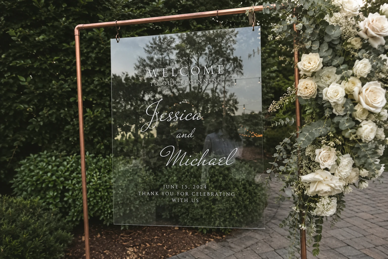 laser engravde wedding welcome sign laser engravde wedding welcome sign