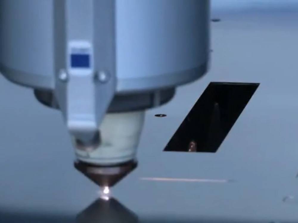 Laser cut metal