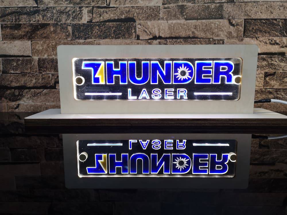 Acrylic logo
