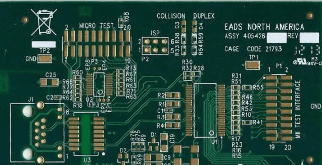 PCB laser engraving and identification marking sample