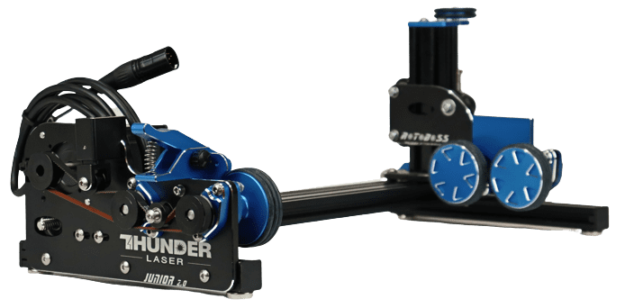 Roller rotary attachment for laser engraving