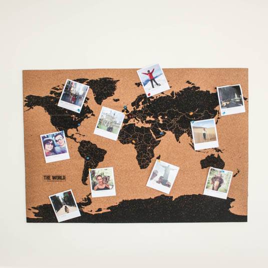 Laser cut cork wall art for home decoration