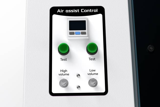 Thunder Laser dual air assist system Thunder Laser dual air assist system