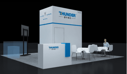 Thunder Laser booth at LASER World of PHOTONICS CHINA