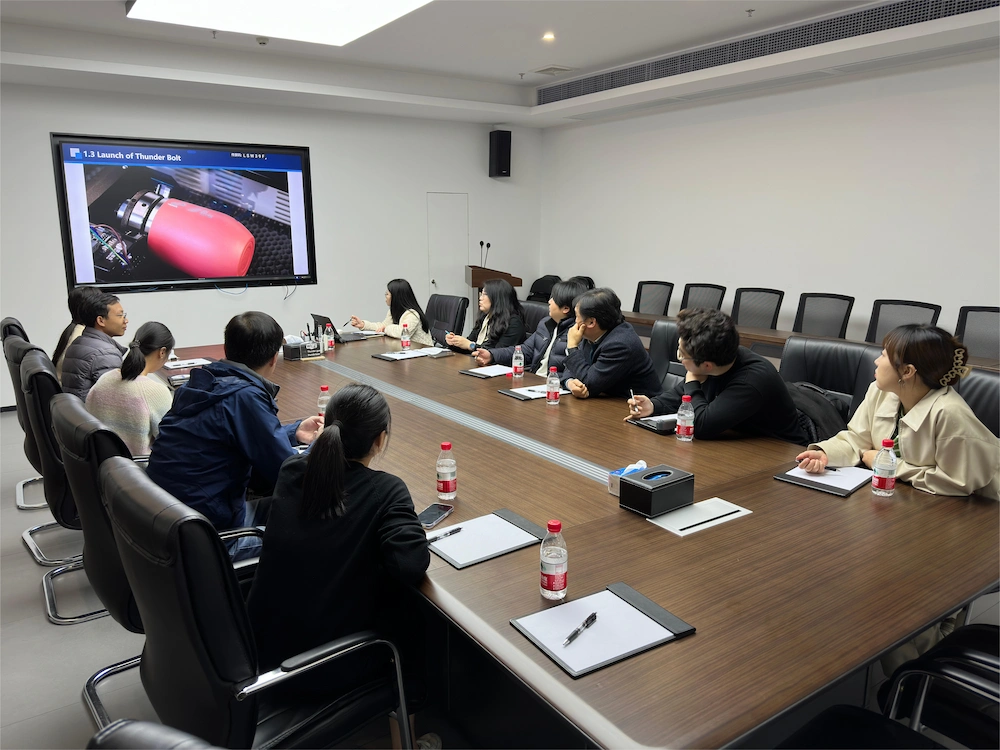 Korea agent Choi visiting Thunder Laser in 2024