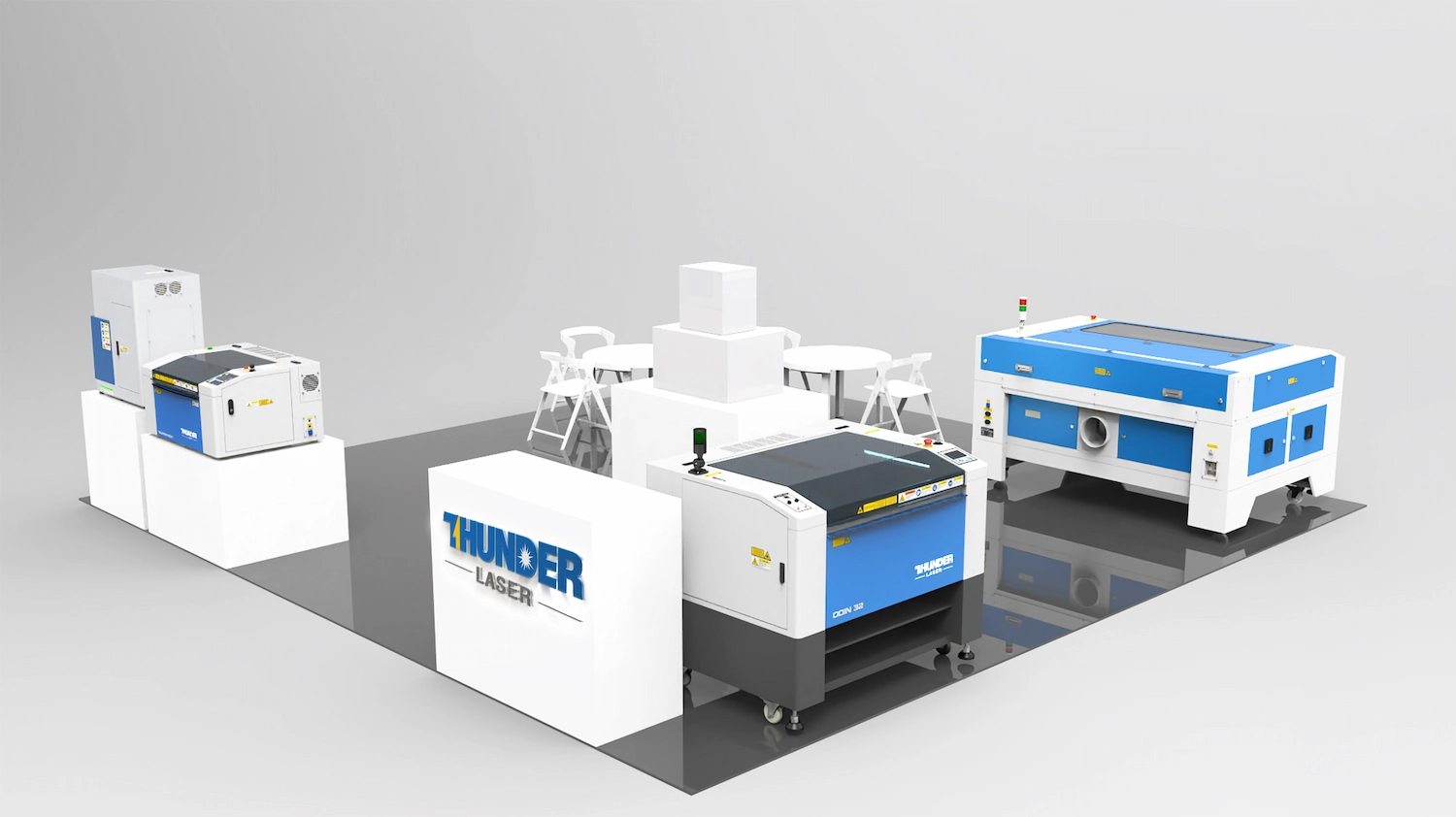 Thunder Laser machines for ISA International Sign Expo 2024