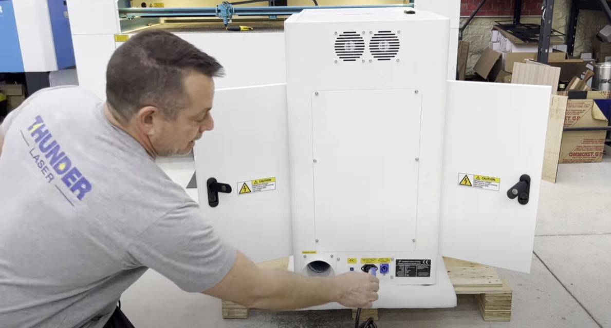 laser machine power supply installation