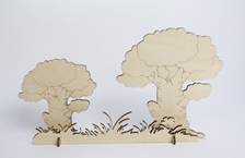3D laser-cut tree inspiration example 4