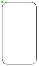 Drawing a rounded rectangle support surface in LaserMaker