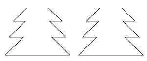Merged pine tree profile and copied section