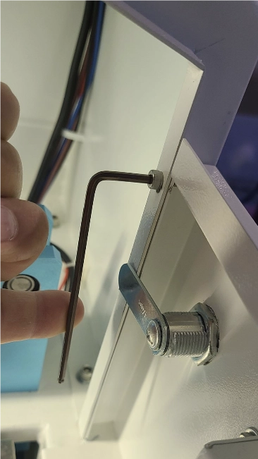 Remove bolts from Nova front pass-through panel