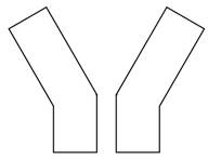 Flipping the antenna shape horizontally