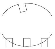 Drawing bumblebee leg connection bases with Rectangular Array