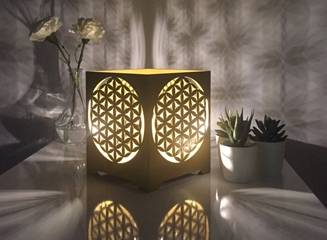 Carved table lamp extension project example