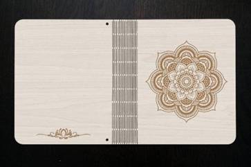 Wooden notebook cover extension project example