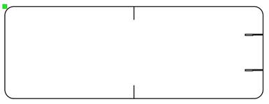 Drawing the first line segments for the flexible note holder surface
