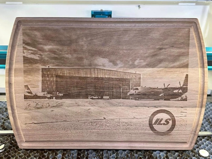 Kitchen item photo engraving on wood