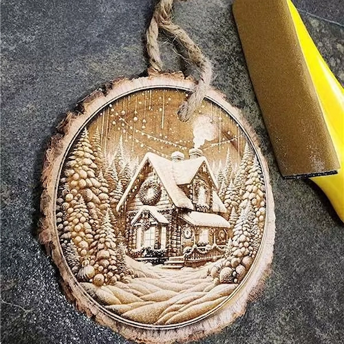 Accessory and decor photo engraving on wood