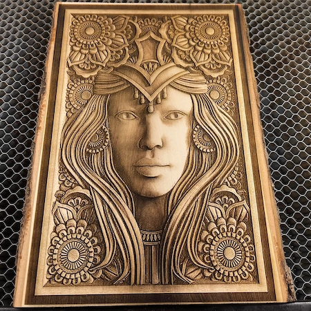 Basswood for laser engraved photos