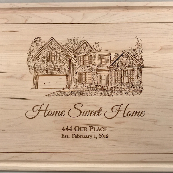 Maple wood for laser engraved photos
