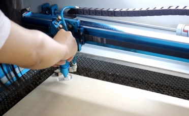 Laser cutting processing reminder for the Canton Tower project