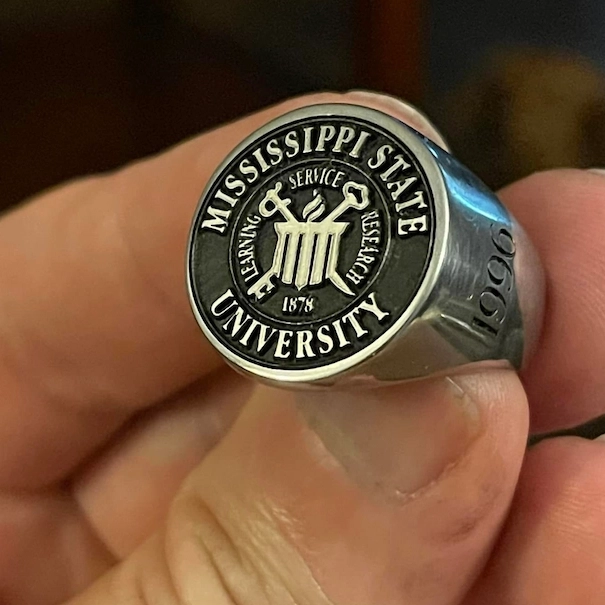 Laser engraved stainless steel jewelry