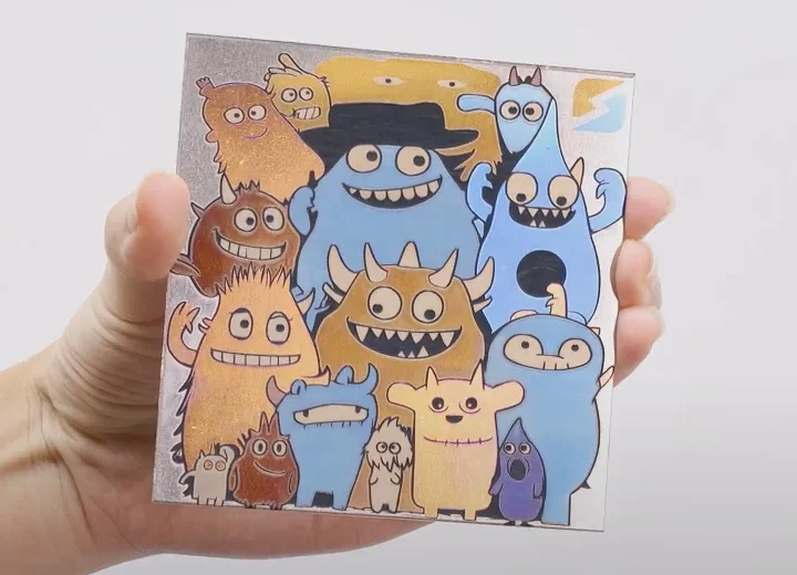Monsters Parade on Stainless Steel