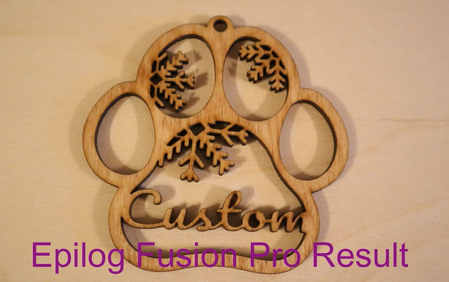 Epilog Fusion Pro Result