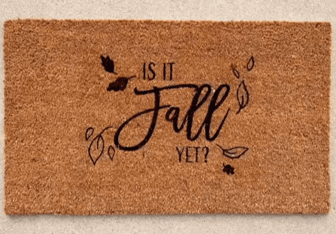 Laser Engraving Customization Doormat
