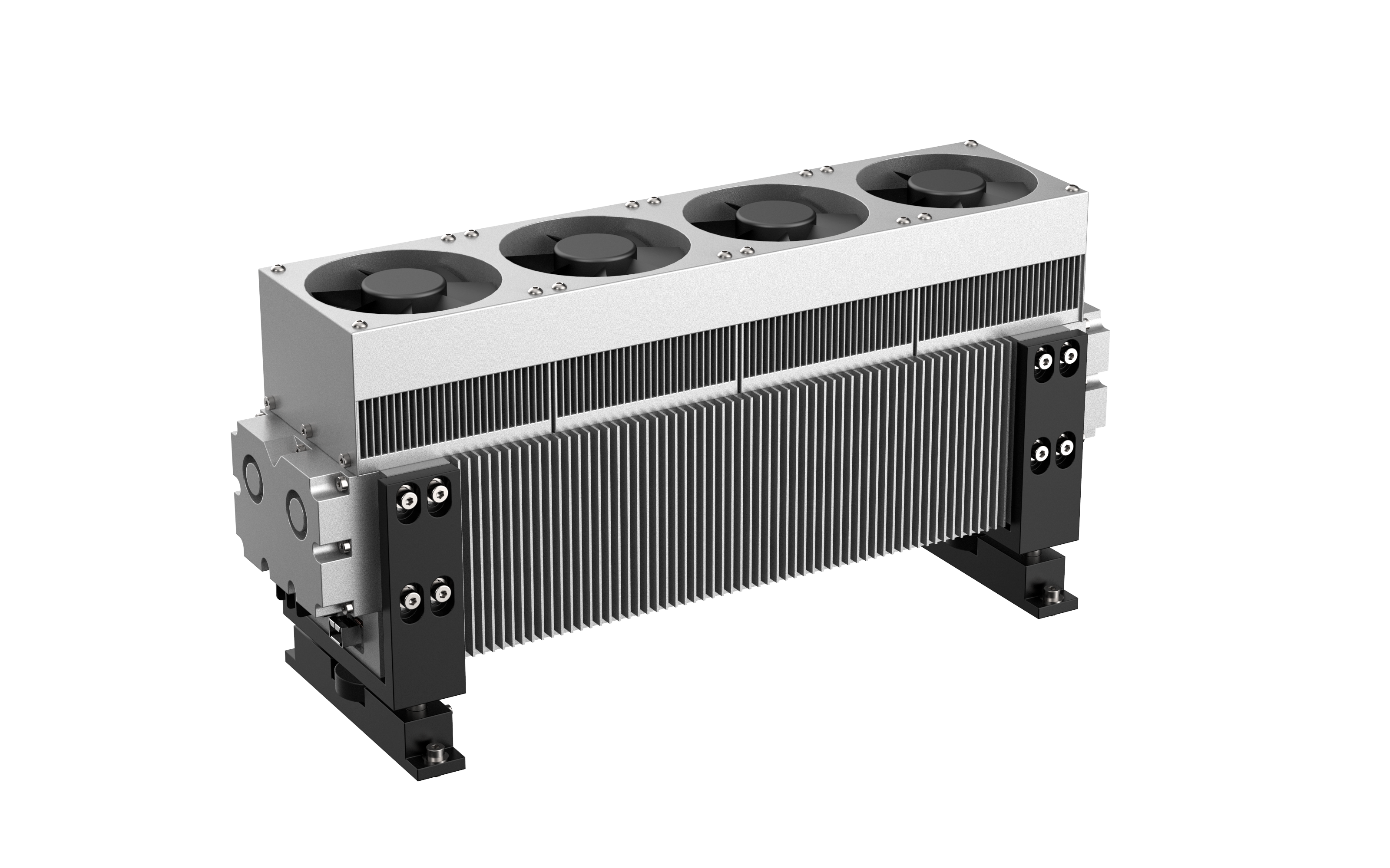 All-metal RF laser tube structure