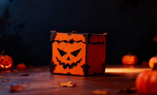 Laser cut halloween candy box