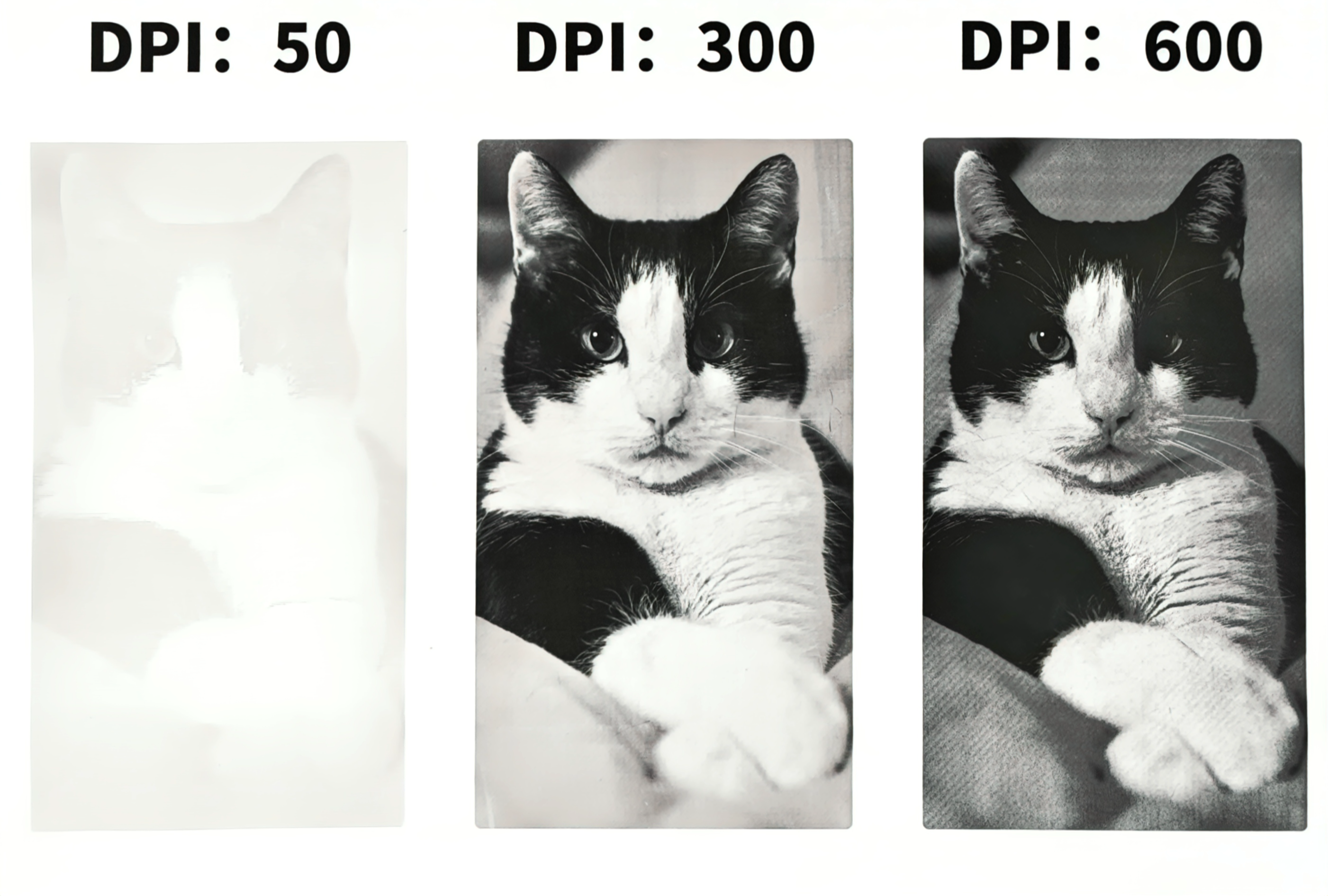 DPI comparison for laser engraving