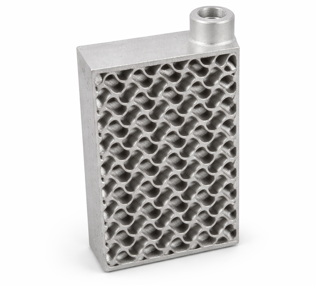 SLM metal 3D printing heat exchangers take only 5.86 h per piece