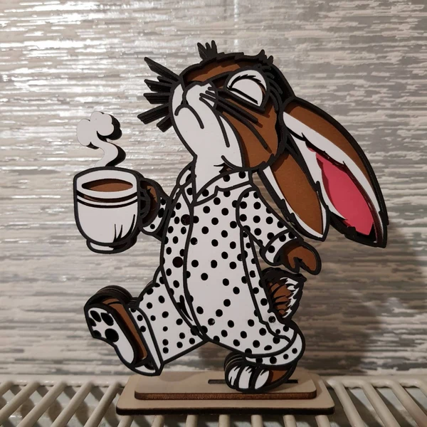 Laser Cut Multi layered Easter Wall Decoration