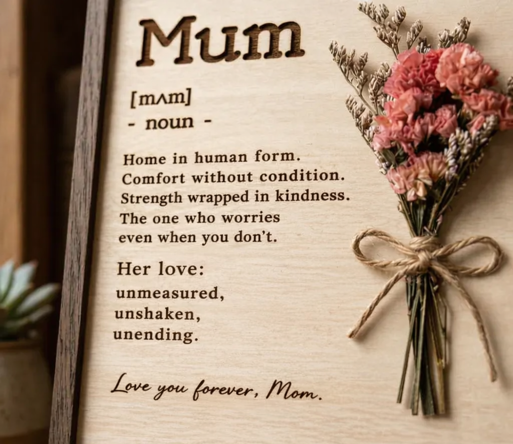 Laser cut flower frame for Mother’s Day
