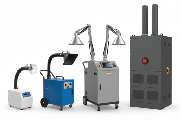 Types of fume extraction systems