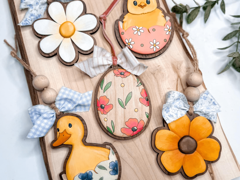 Easter Laser Engraving by Kendra Chura