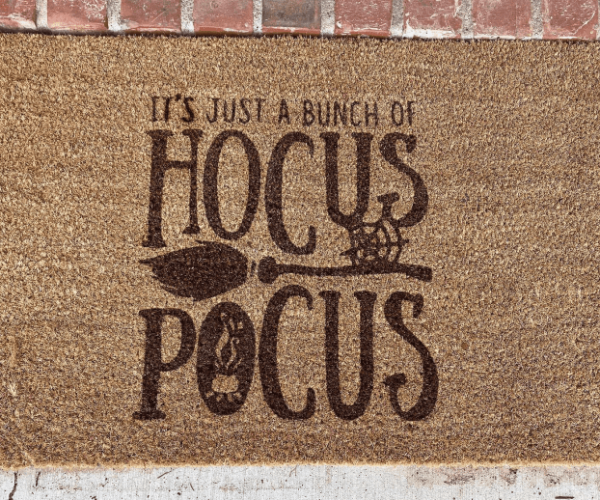 Laser Engraving Personalized Coir Doormat