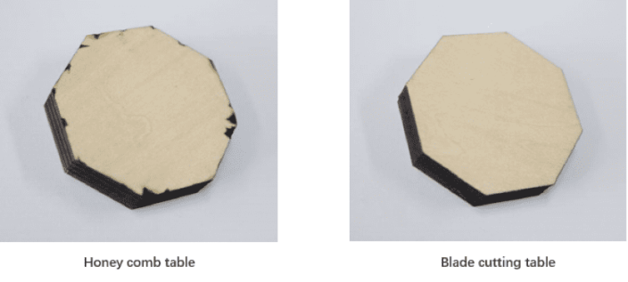Laser cutting thick material with reduced reflection