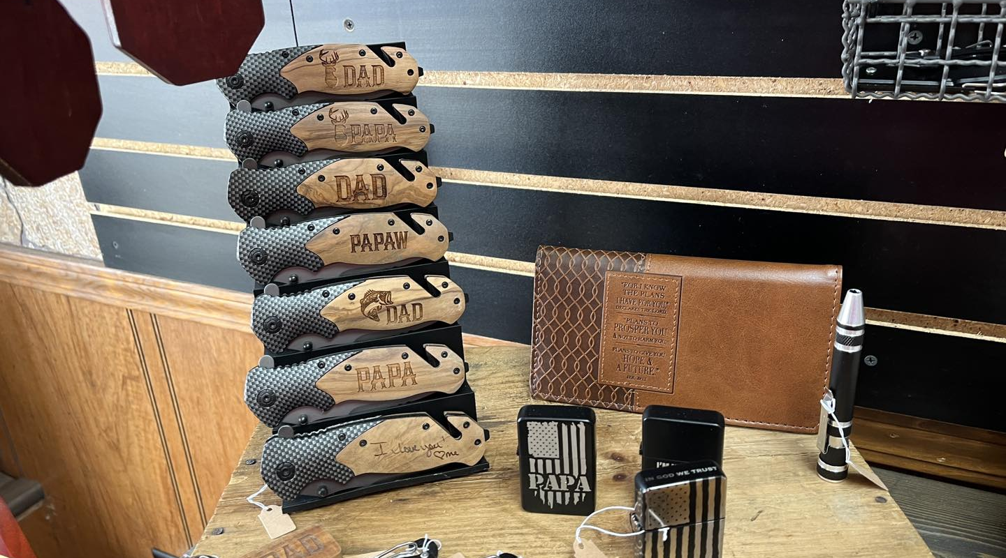 laser engraved fathers' day projects