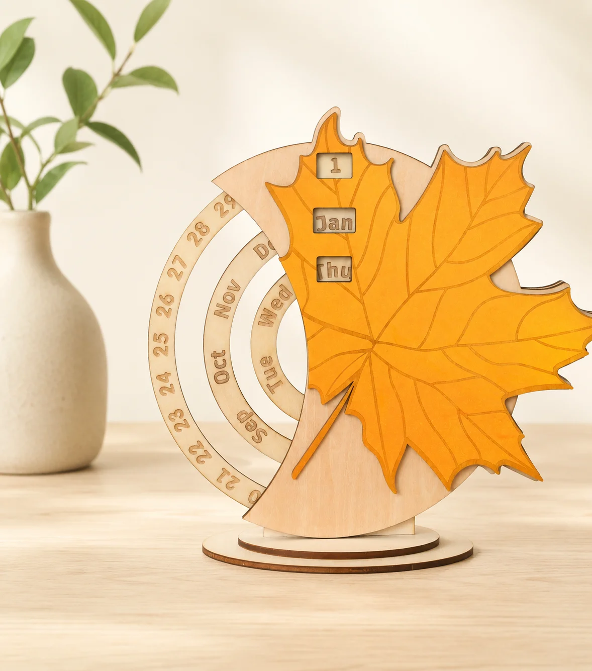 Golden Maple Calendar