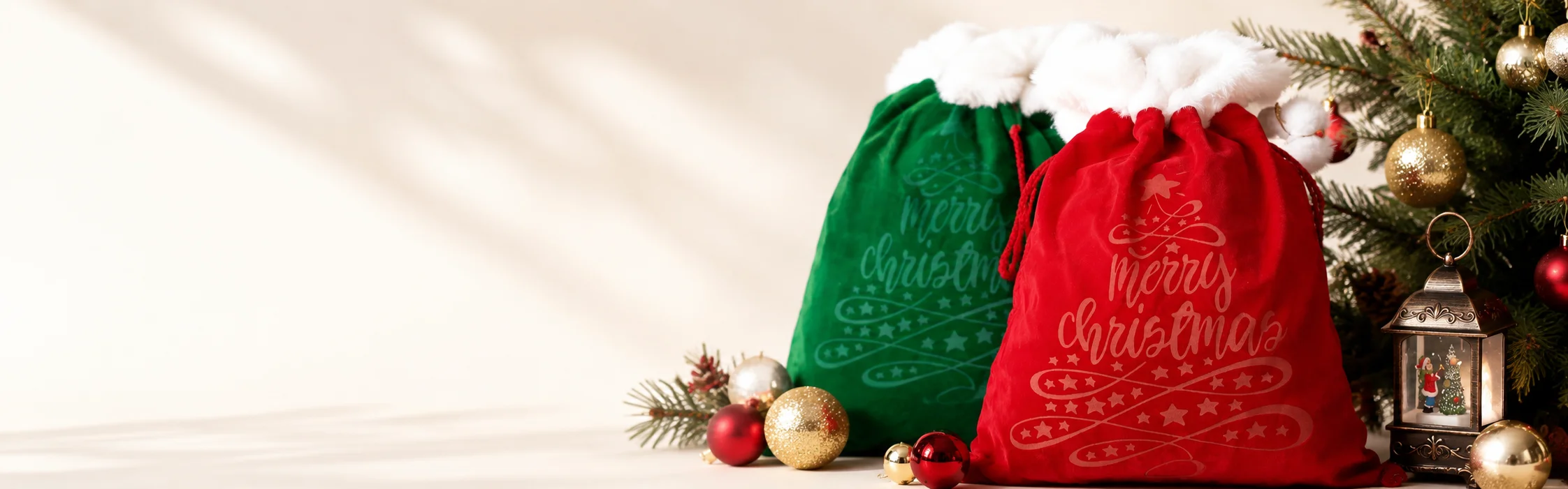 Velvet Christmas Gift Bag