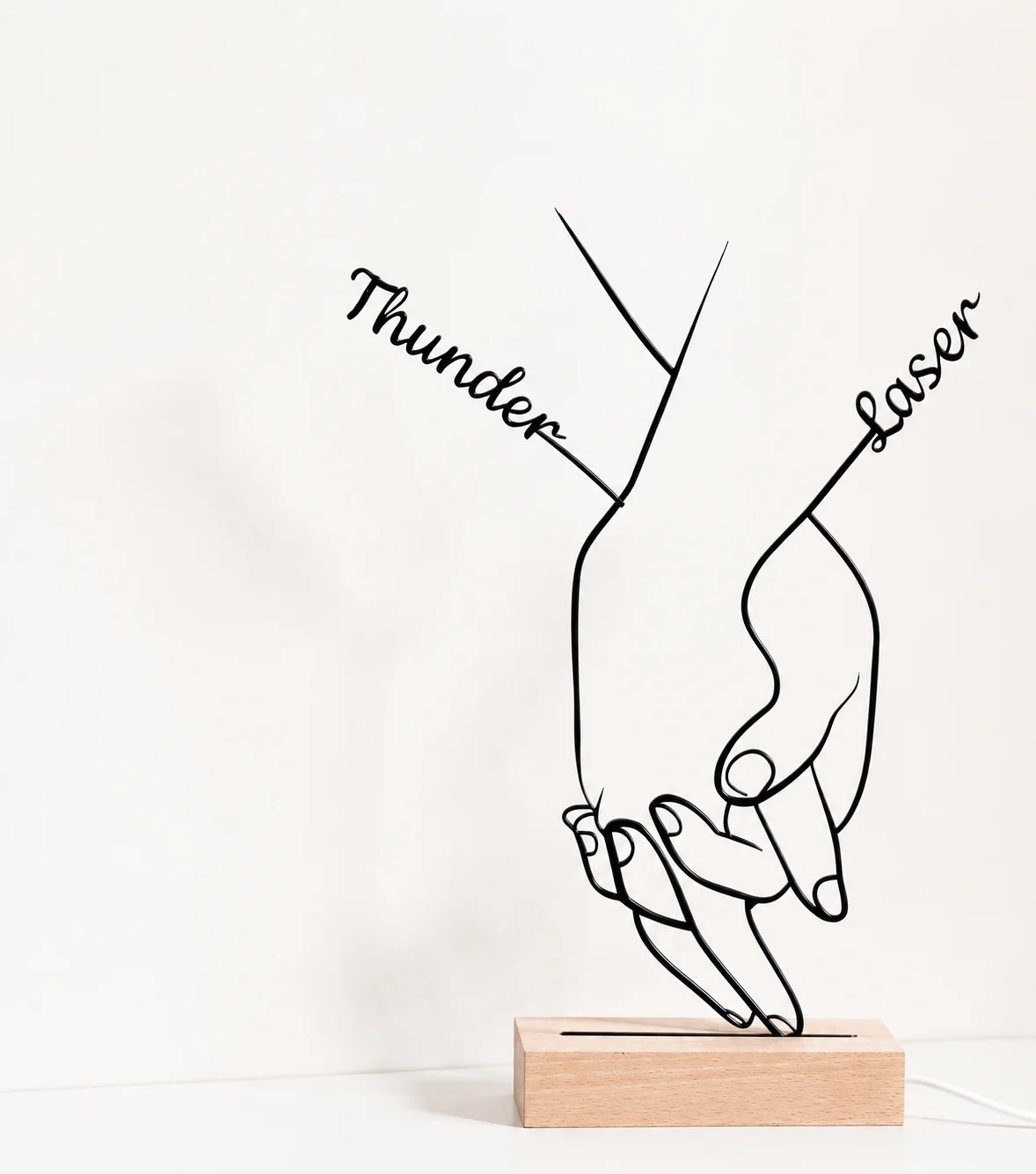 Hand-in-Hand Acrylic Decor