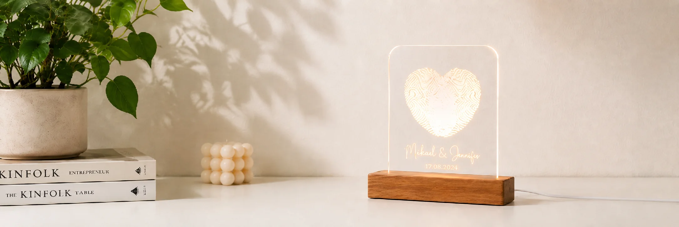 Fingerprint Love Lamp