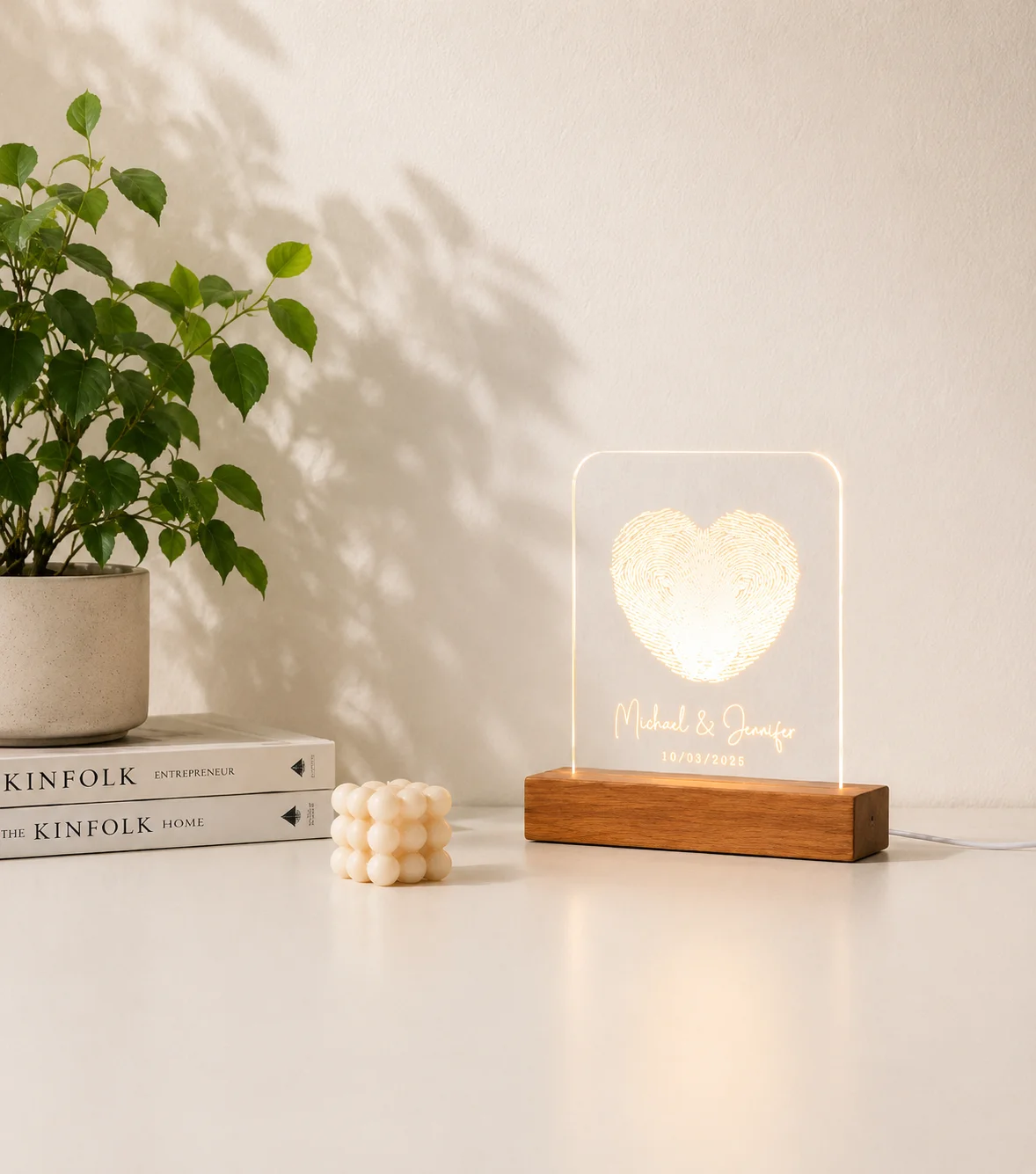 Fingerprint Love Lamp