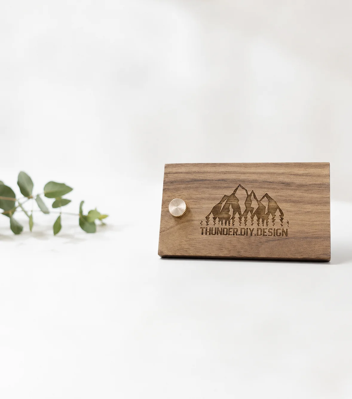 Wooden Card Holder