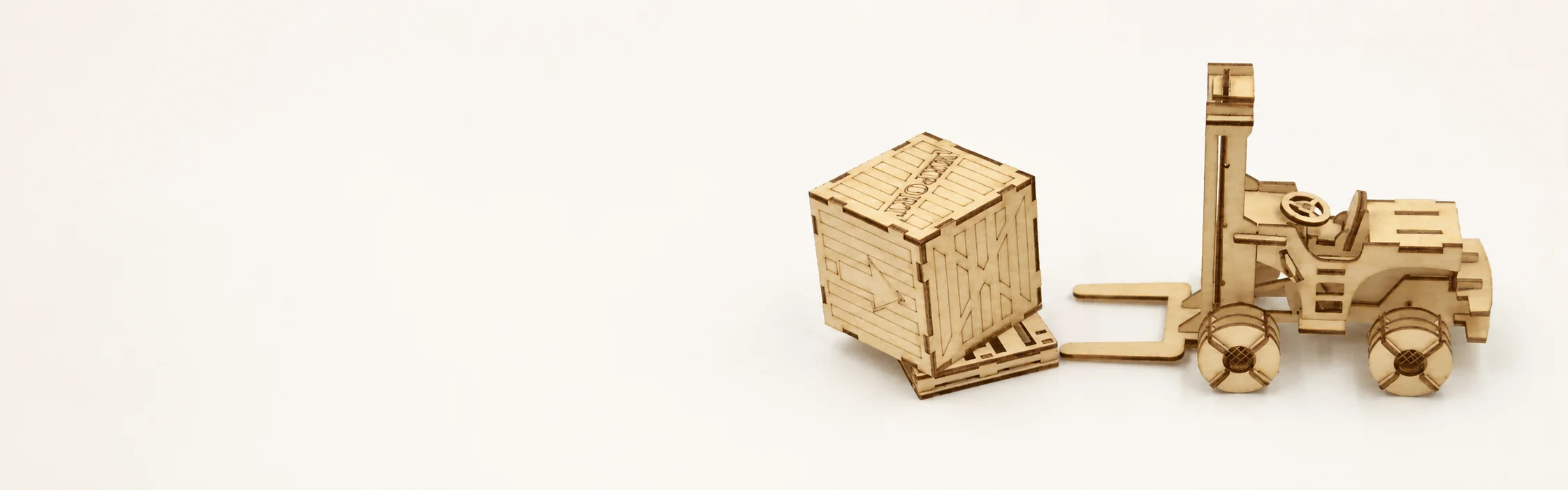 Wooden Forklift