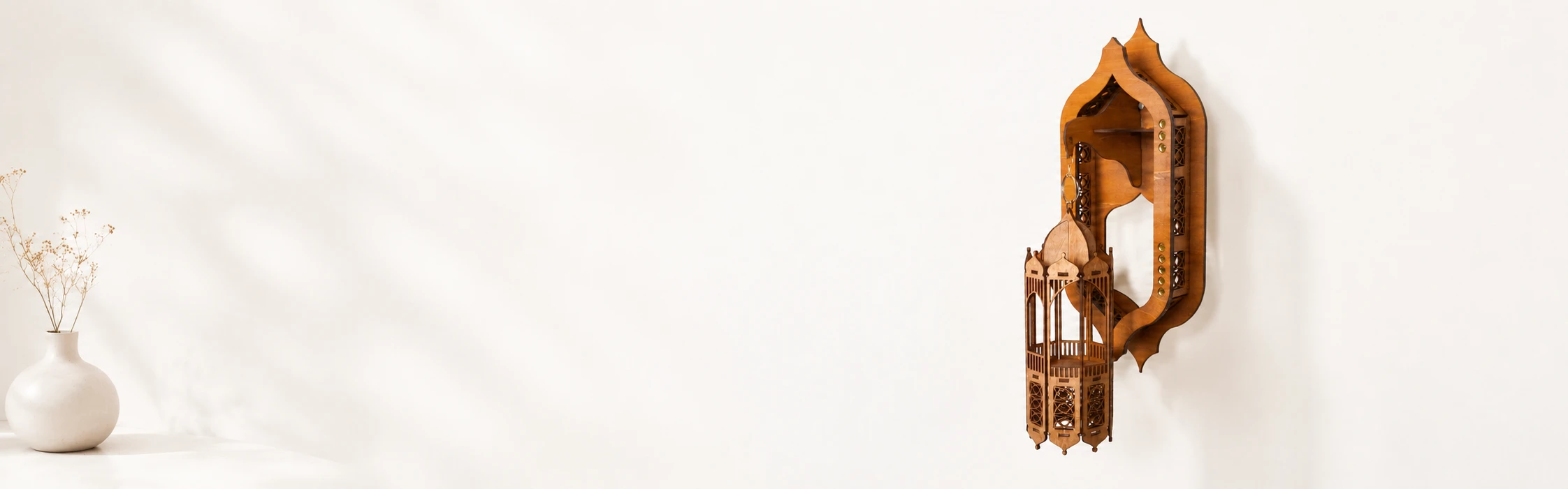 Wooden Wall Lantern