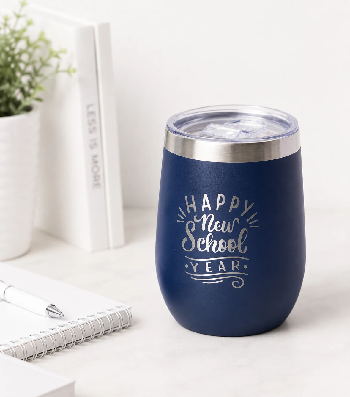 Coated Stainless Steel Tumbler